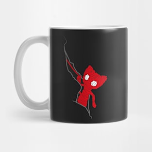 Unravel 2 red comes out of its hole Mug